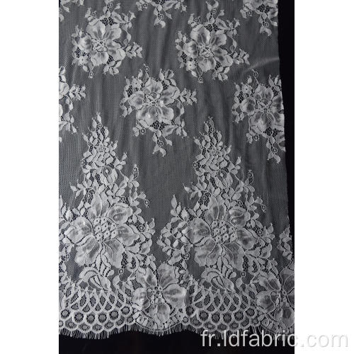 100% Nylon Panel Lace Fabric Design-F